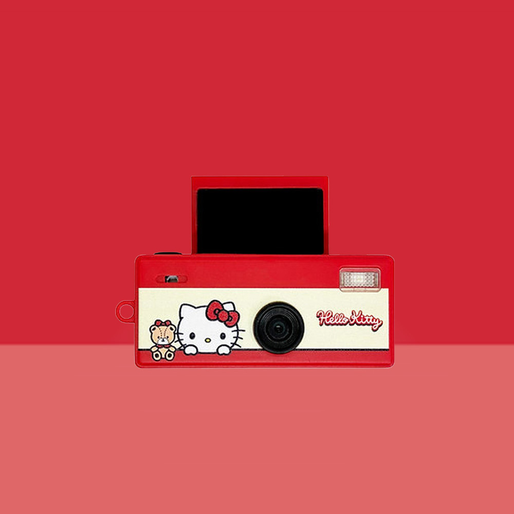YASHICA 聯名Funtastic趣味鑰匙圈迷你數位相機 - 經典Hello Kitty