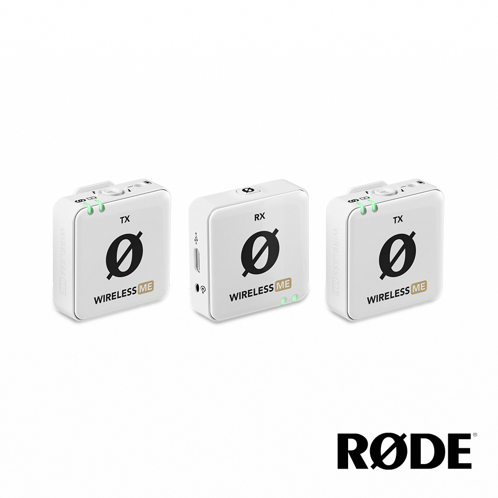 RODE Wireless Me Dual 一對二無線麥克風-白色 公司貨