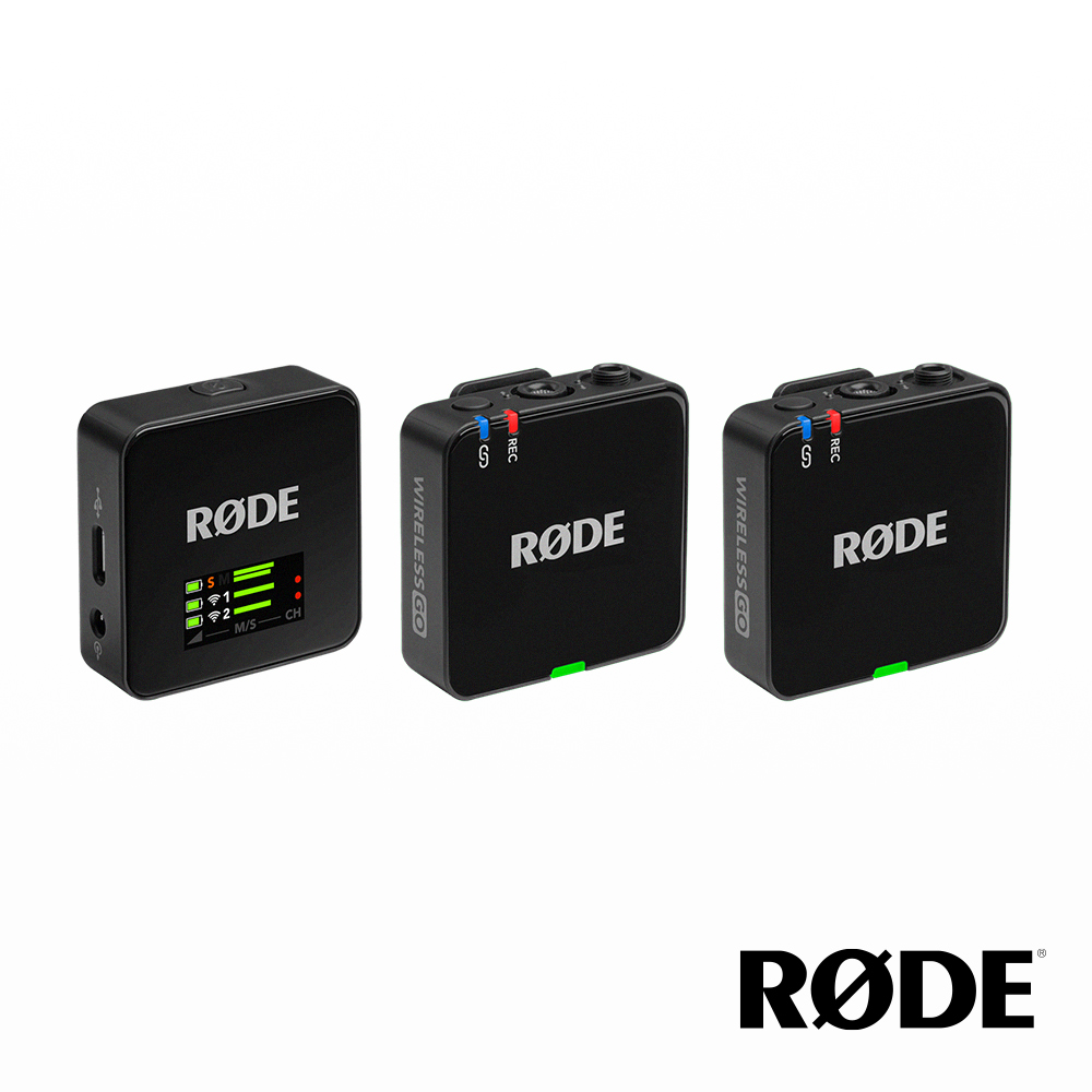 RODE Wireless GO III 一對二 無線麥克風 第三代-黑色 公司貨（其他規格）