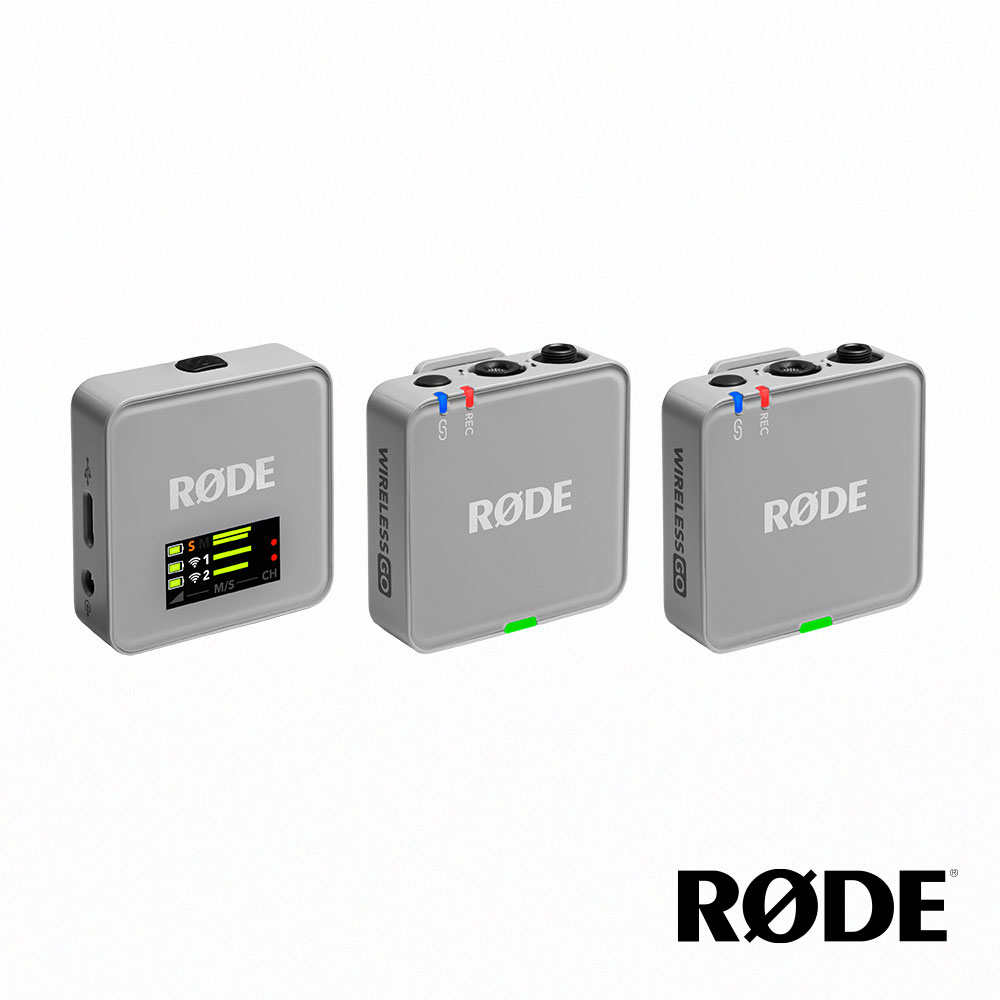 RODE Wireless GO III 一對二 無線麥克風 第三代-岩石灰 公司貨