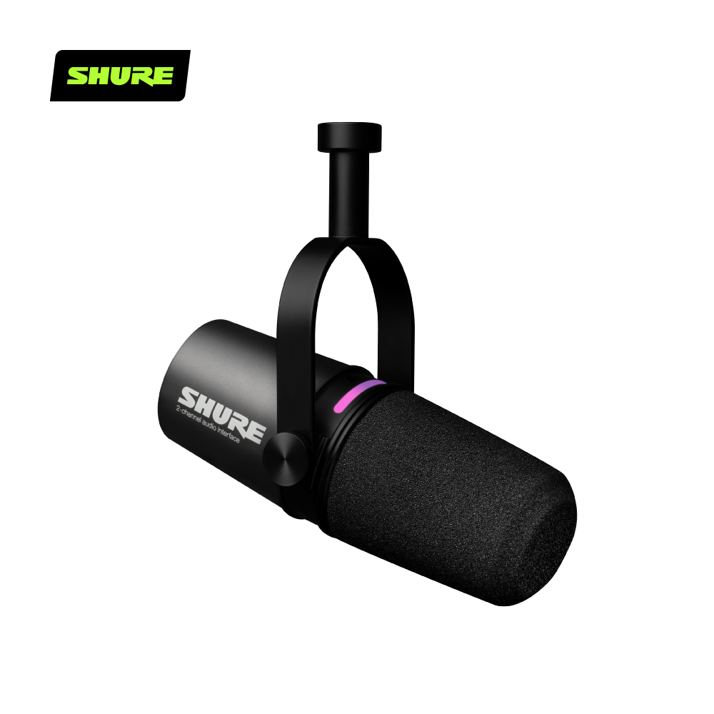SHURE MV7i 智慧麥克風+錄音介面