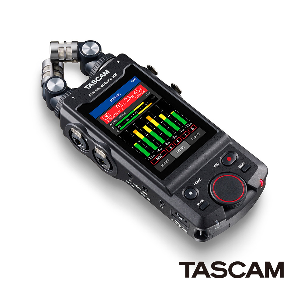 TASCAM  Portacapture X8 手持多軌錄音機 公司貨