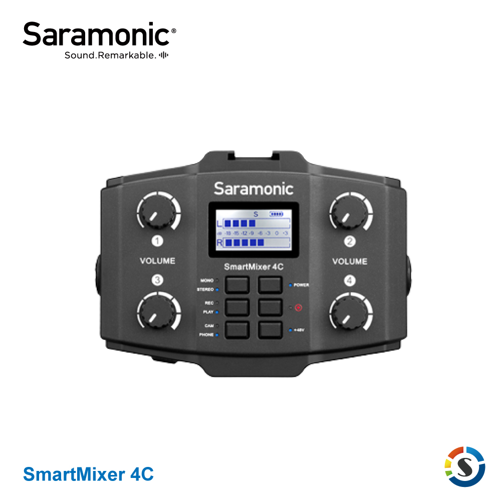 Saramonic 楓笛 SmartMixer 4C 四通道音頻混音器