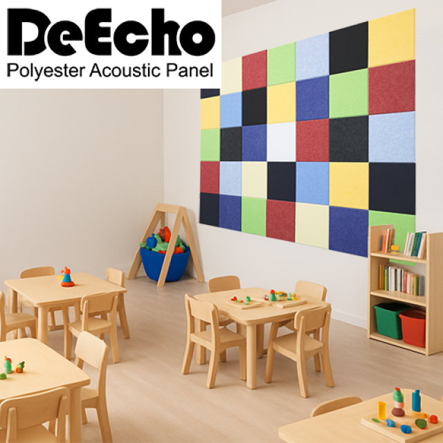 KEYSTONE DeEcho 靜音藝術牆貼-彩虹方格35