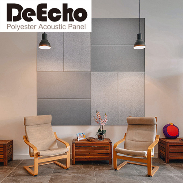 KEYSTONE DeEcho 靜音藝術牆貼-大灰方塊 240