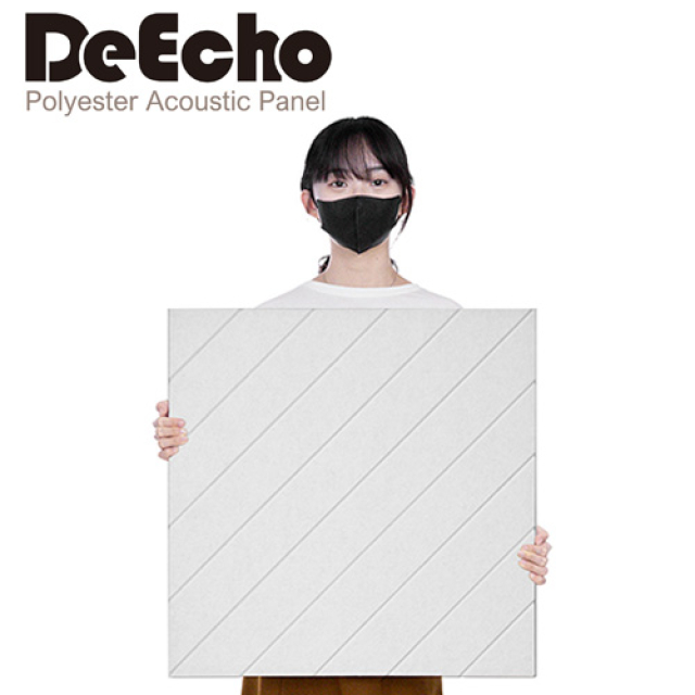 KEYSTONE DeEcho 吸音板 60X60cm 16片裝-V槽斜紋