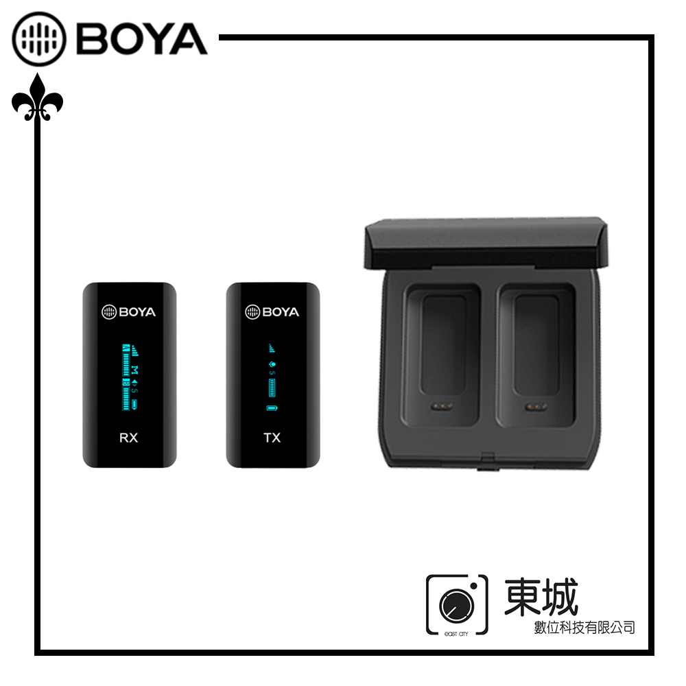 BOYA 博雅 博雅 BY-XM6-K1 一對一雙聲道無線迷你麥克風 東城代理商公司貨（其他規格）