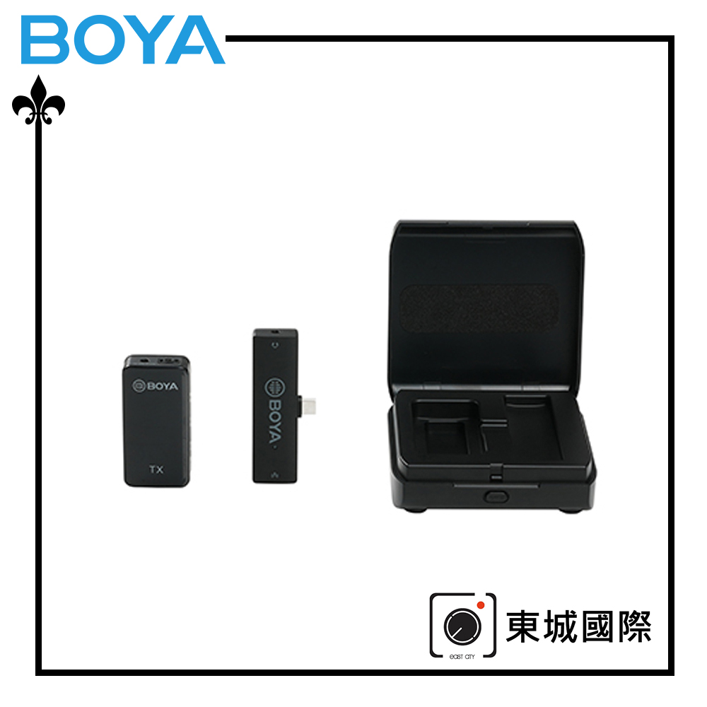 BOYA 博雅 博雅 BY-XM6 K5 一對一雙聲道無線迷你麥克風-Type-C 東城代理商公司貨