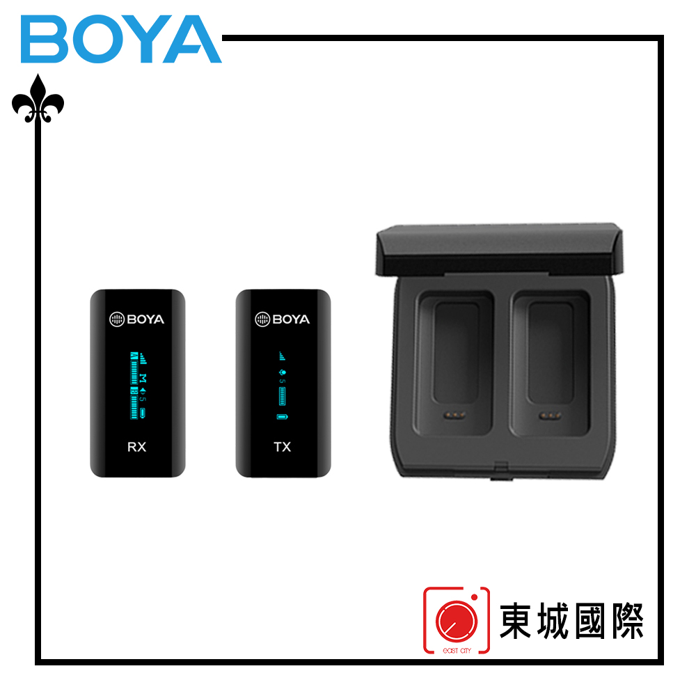 BOYA 博雅 博雅 BY-XM6-K1 一對一雙聲道無線迷你麥克風 東城代理商公司貨
