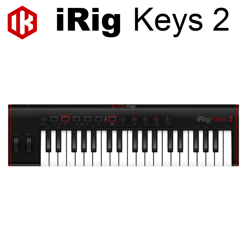 IK Multimedia iRig Keys 2 數位控制鍵盤(37鍵) 公司貨- PChome 24h購物