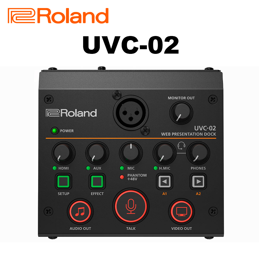 Roland 樂蘭 UVC-02 網路直播 電腦影音整合 控制器 公司貨（其他規格）