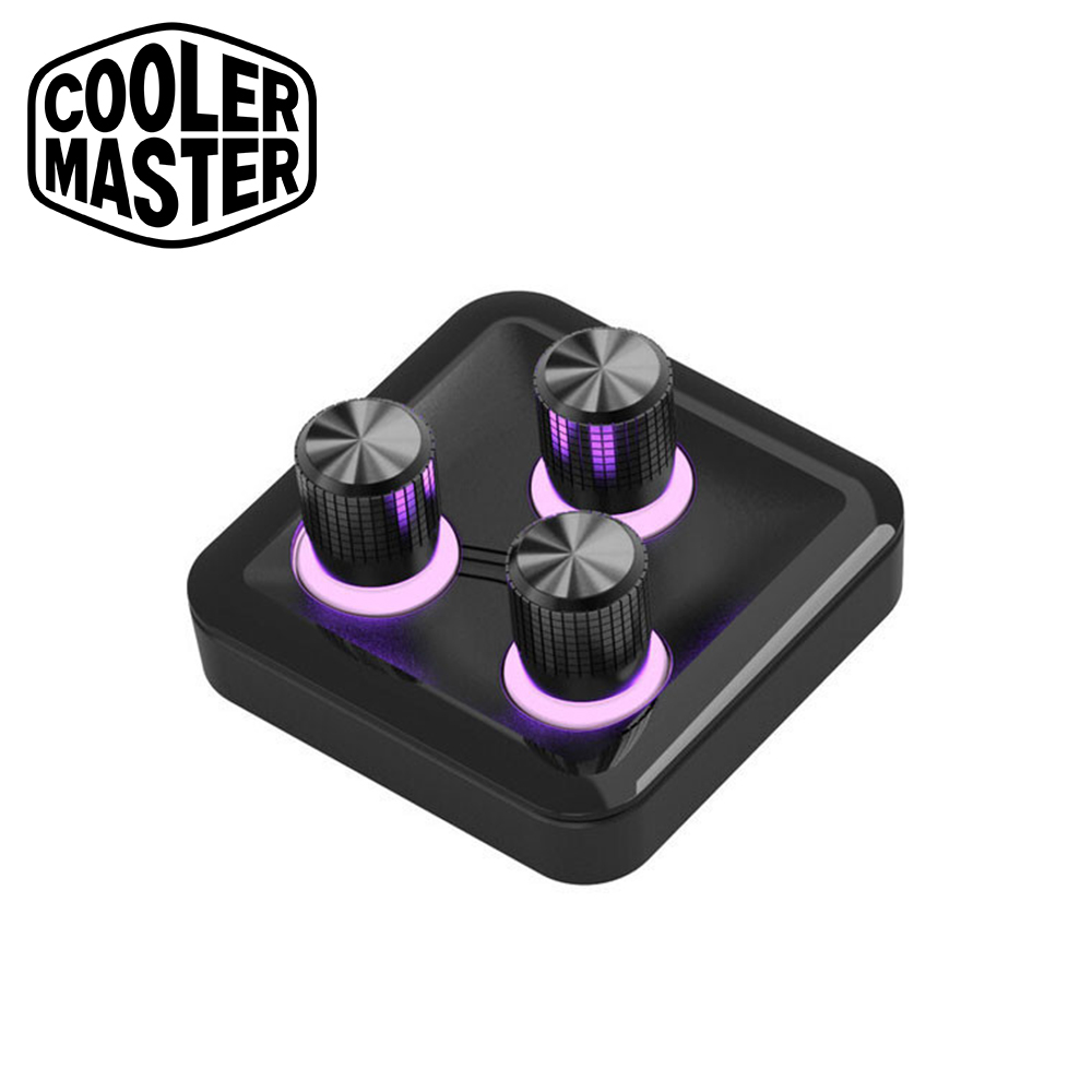 Cooler Master 酷碼 MasterHUB 3x旋鈕模組 公司貨