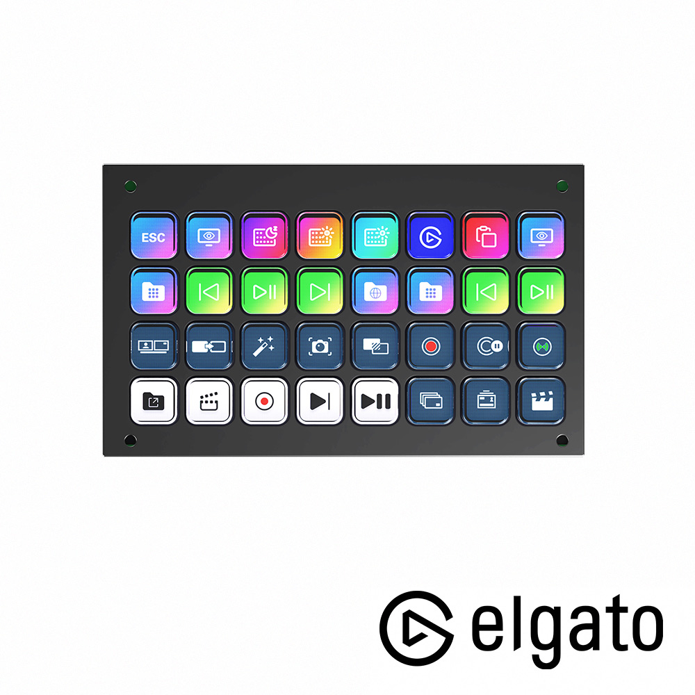 ELGATO Stream Deck Module 32控制面板(32鍵) (Membrane Keys, USB) 公司貨