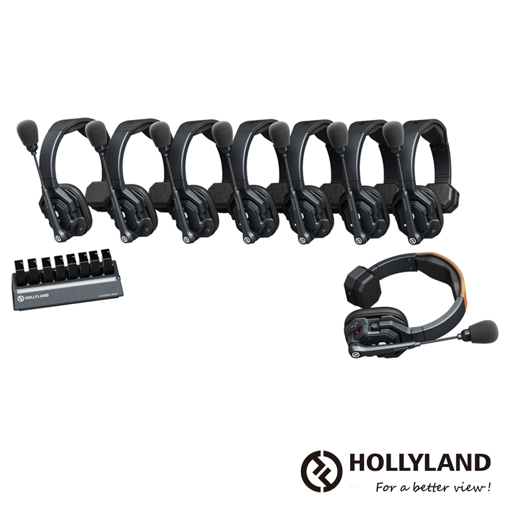 Hollyland SOLIDCOM SE 1.9G 全雙工抗噪無線通話系統 8組 -8S
