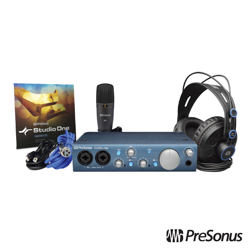PreSonus AudioBox iTwo Studio 錄音套組 公司貨