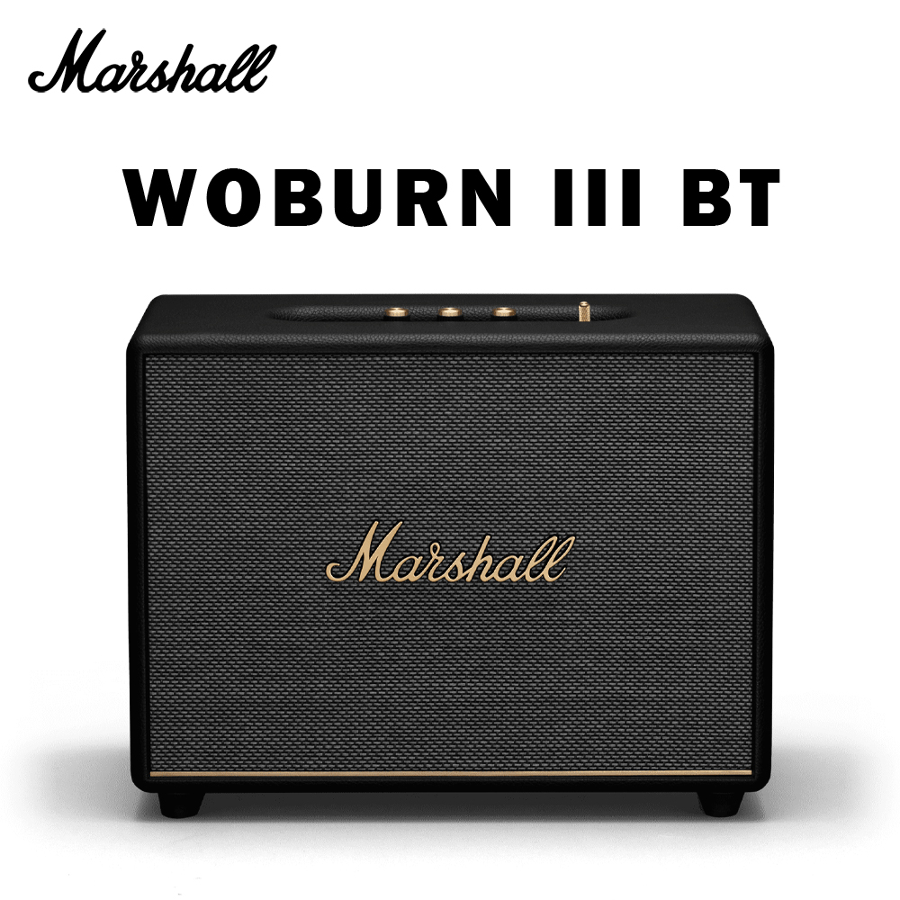 Marshall Woburn III 藍牙喇叭 經典黑 公司貨