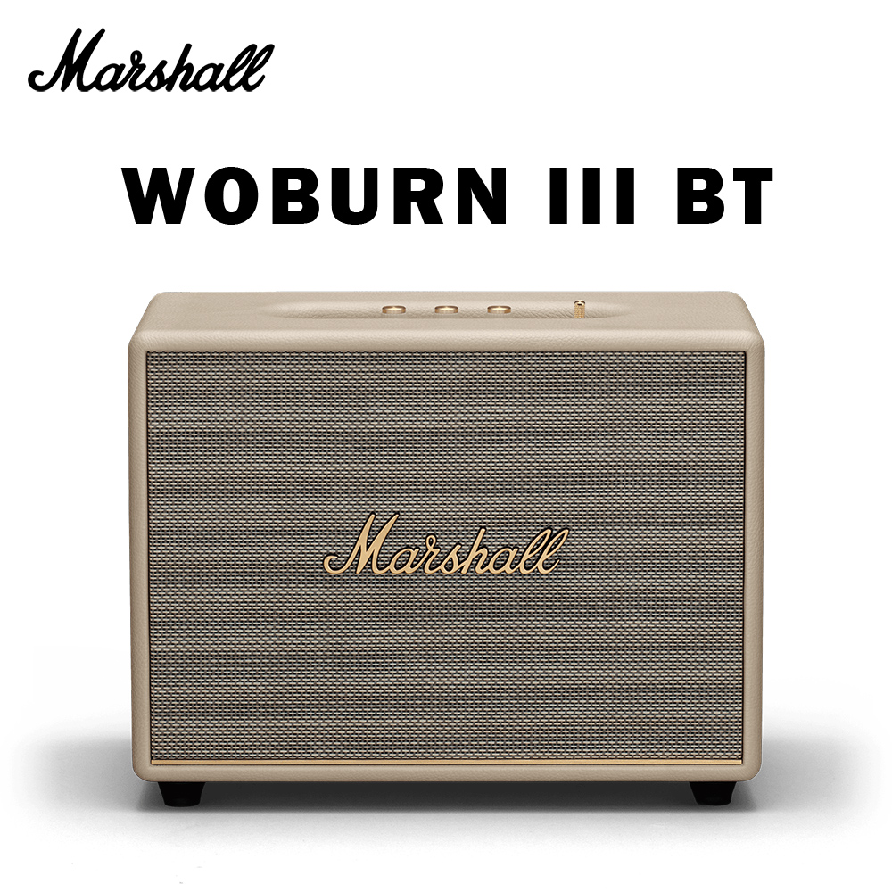 Marshall  Woburn III 藍牙喇叭 奶油白 公司貨