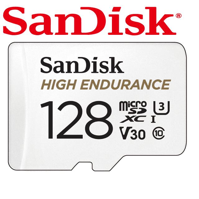 SanDisk 高耐用強效能監控設備專用microSDXC 128GB記憶卡(工業包)