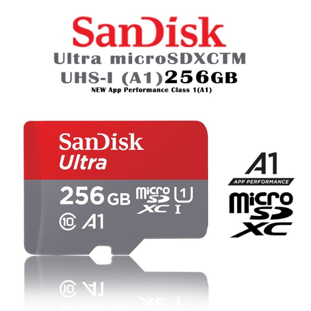 [高CP值 全新版] SanDisk 晟碟 Ultra microSDXC UHS-I A1 256GB記憶卡 100MB/s
