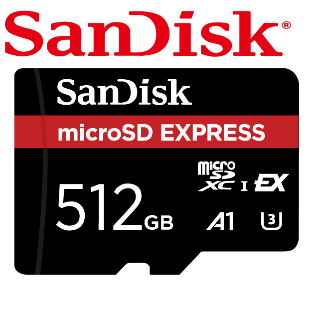 SanDisk 晟碟 microSD Express 記憶卡 512GB Switch 2專用(工業包)