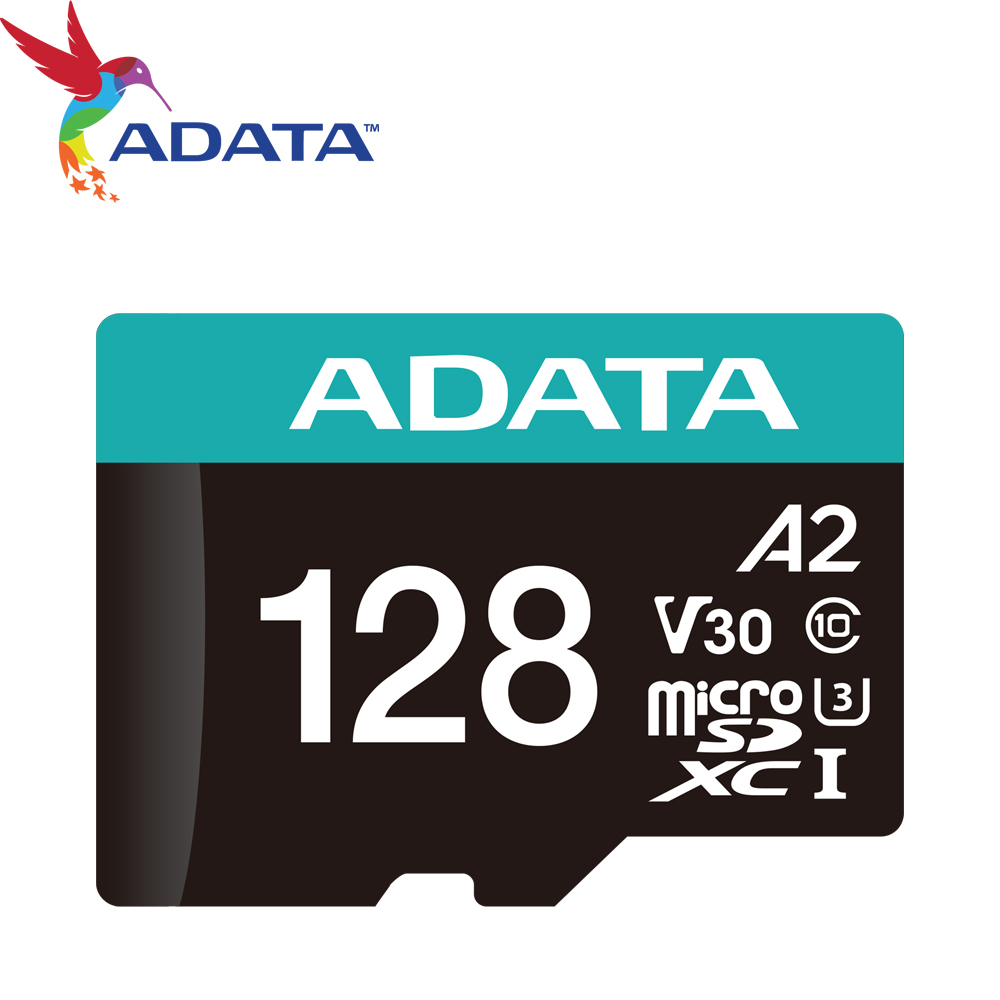 ADATA 威剛 128GB 100MB/s microSDXC U3 V30 A2 記憶卡