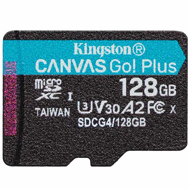 Kingston 金士頓 128GB microSDXC SDCG4/128GB 200MB/s UHS-I U3 V30 A2 記憶卡
