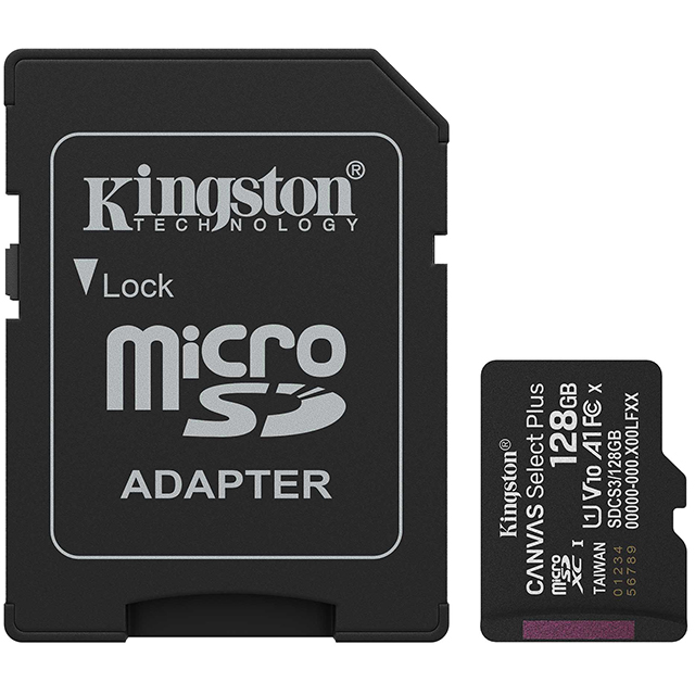 Kingston 金士頓 128G 128GB microSDXC SDCS3/128GB 150MB/s U A1 V10 記憶卡