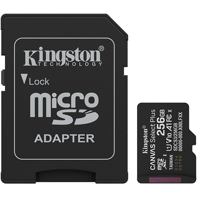 Kingston 金士頓 256G 256GB microSDXC SDCS3/256GB 150MB/s U A1 V10 記憶卡