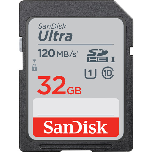 SanDisk 晟碟 32GB 32G SDHC【120MB/s】SD Ultra UHS C10 SDSDUN4-032G 相機記憶卡 (不是手機小卡)