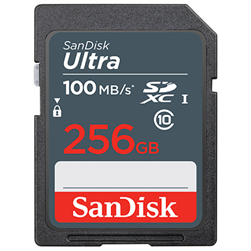 SanDisk 晟碟 256GB 256G SDXC SD ultra 100MB 灰 UHS-I SDSDUNR-256G 相機記憶卡 (不是手機小卡)