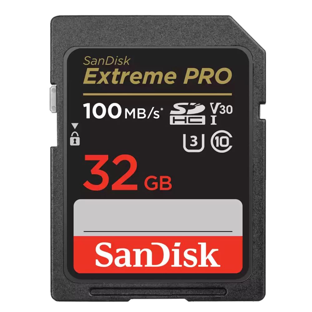 SanDisk 晟碟 32GB 32G SDHC【100MB/s Extreme Pro】 SDSDXXO-032G 4K U3 A2 V30 相機記憶卡
