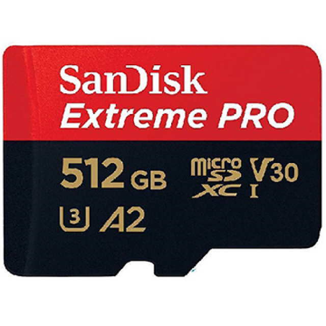 SanDisk 晟碟 512GB microSDXC【200MB/s Extreme Pro】 4K U3 A2 V30手機記憶卡