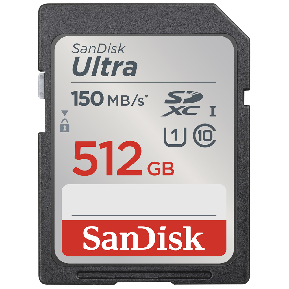 SanDisk 晟碟 512GB 512G SDXC Ultra【150MB/s】SD SDHC U1 C10 SDSDUNC-512G 相機記憶卡 (不是手機小卡)