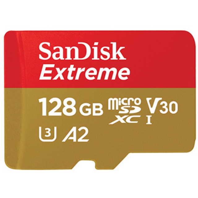 SanDisk 晟碟 128GB 128G microSDXC Extreme【190MB/s】UHS U3 4K SDSQXAA-128G 手機記憶卡