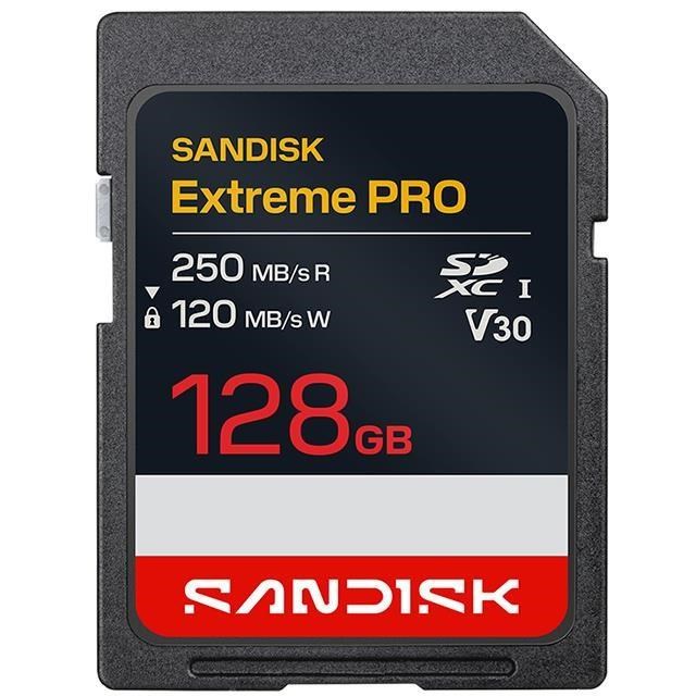 SanDisk 晟碟 128GB 128G SDXC Extreme pro 250MB SDSDXXJ-128G-GUCIN 記憶卡