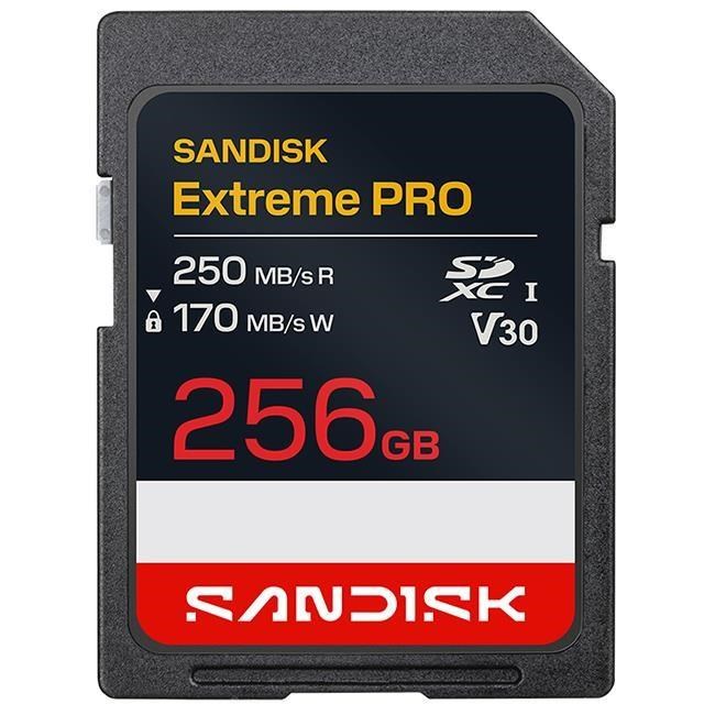 SanDisk 晟碟 256GB 256G SDXC Extreme pro 250MB SDSDXXJ-256G-GUCIN 記憶卡