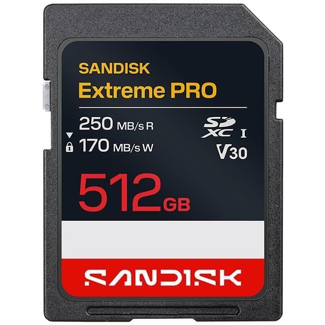 SanDisk 晟碟 512GB 512G SDXC Extreme pro 250MB SDSDXXJ-512G-GUCIN 記憶卡