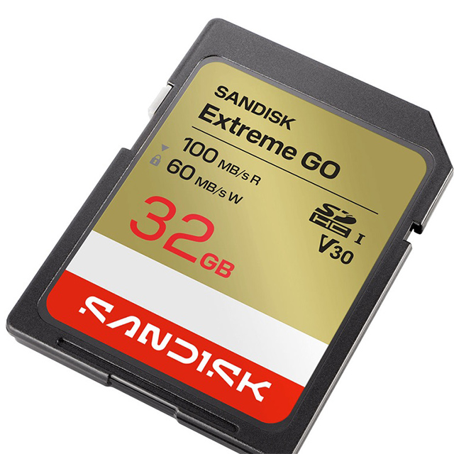 SanDisk 晟碟 32GB 32G SDHC extreme Go 100MB/s 4K V30 SDSDXGN-032G 記憶卡
