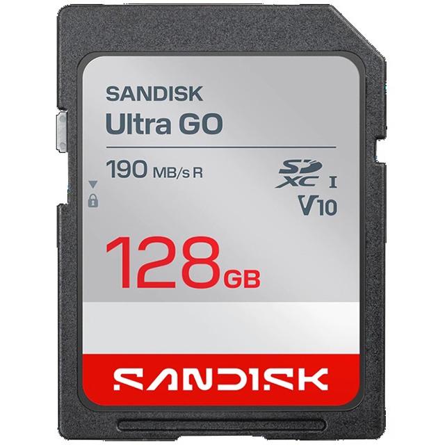 SanDisk 晟碟 128GB 128G SDXC Ultra Go 190MB/s V10 SDSDUGN-128G 相機 記憶卡