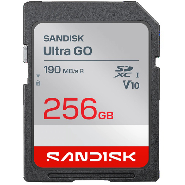 SanDisk 晟碟 256GB 256G SDXC Ultra Go 190MB/s V10 SDSDUGN-256G 相機 記憶卡