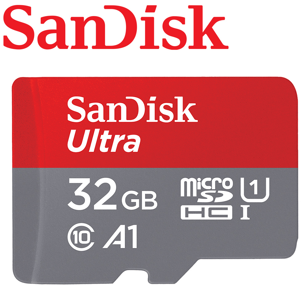 SanDisk 晟碟 32GB 120MB/s Ultra microSDHC U1 A1 記憶卡