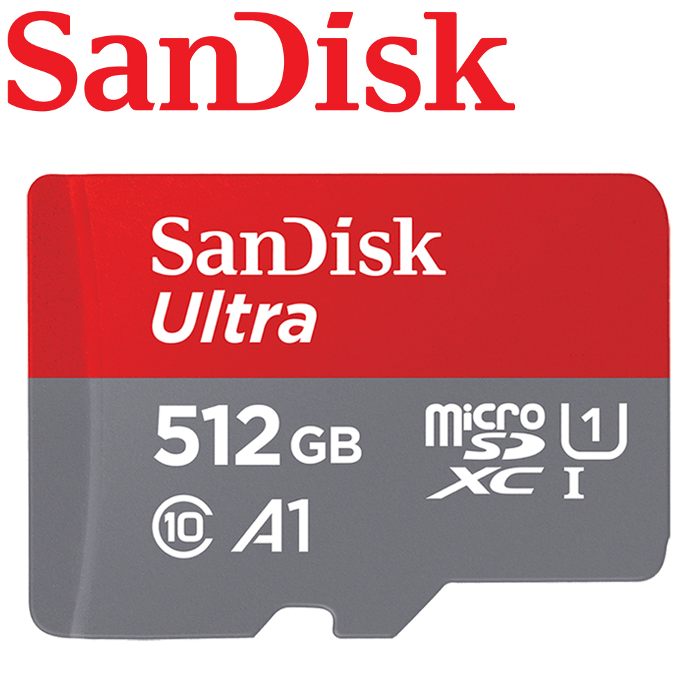 SanDisk 晟碟 512GB 150MB/s Ultra microSDXC U1 A1 記憶卡