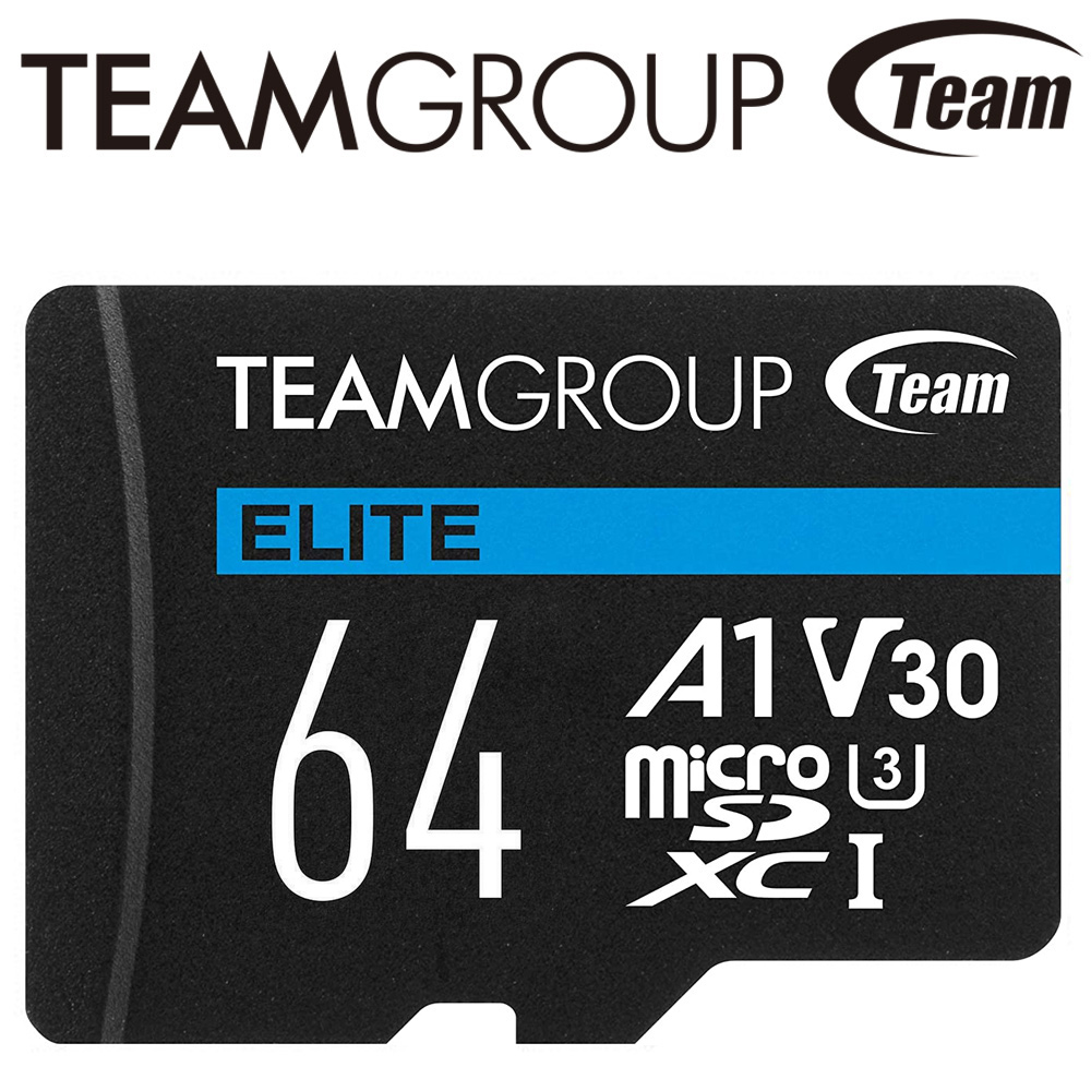 Team 十銓 ELITE 64GB microSDXC U3 A1 V30 記憶卡