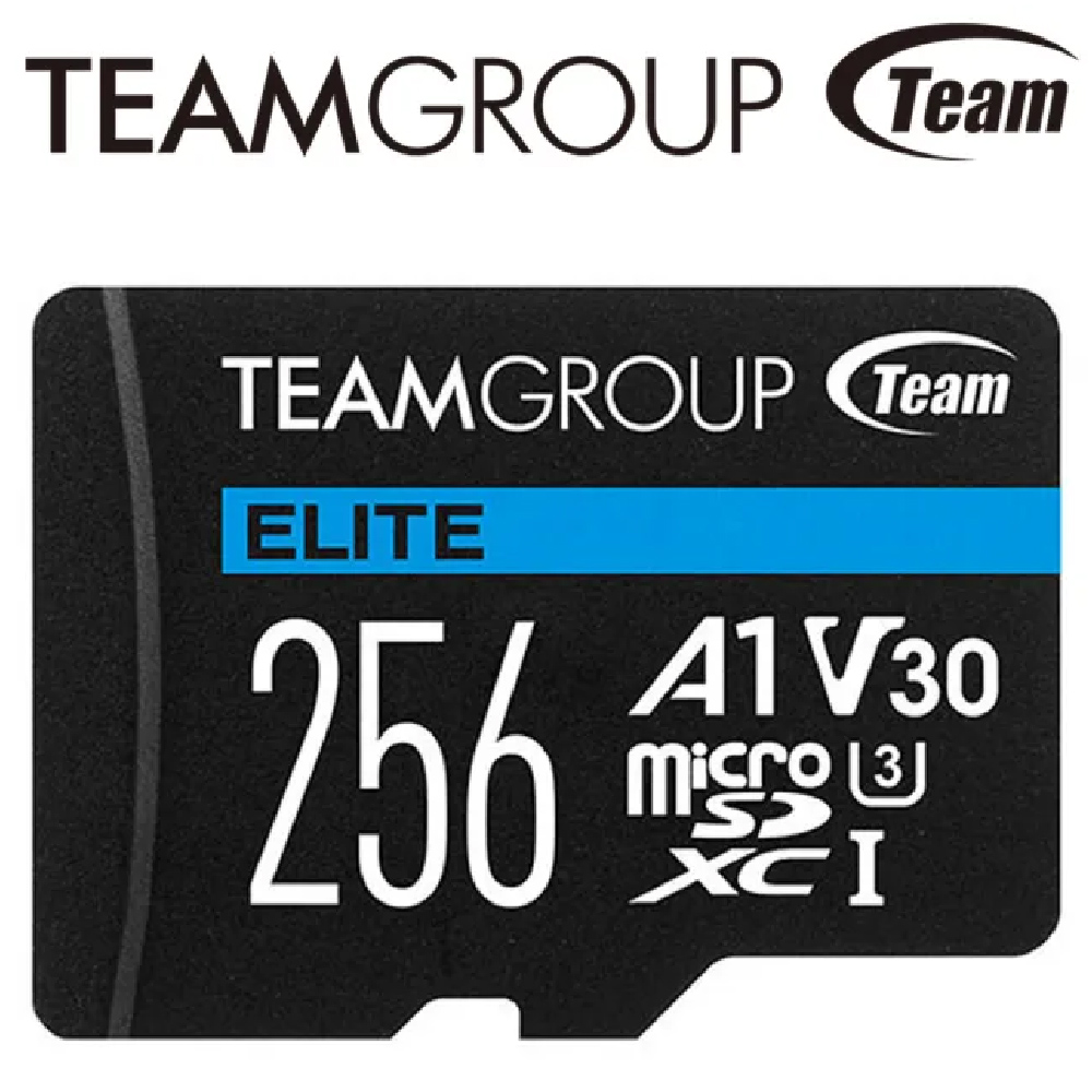 Team 十銓 ELITE 256GB microSDXC U3 A1 V30 記憶卡