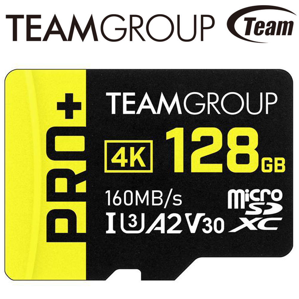 Team 十銓 128GB PRO+ microSDXC U3 A2 V30 記憶卡