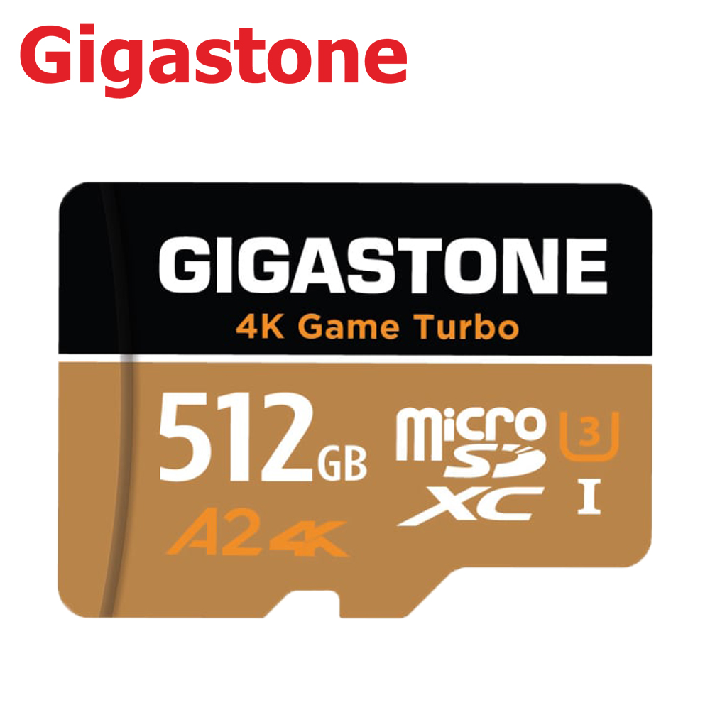 Gigastone 立達 512GB microSDXC U3 A2 記憶卡 4K Game Turbo