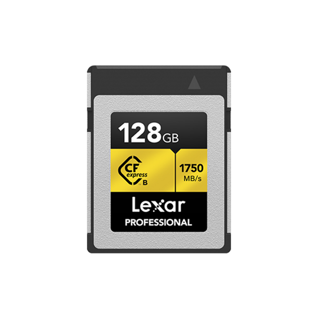 Lexar 雷克沙 Professional CFexpress Type B 128GB 高速記憶卡 GOLD 金卡系列 (公司貨)