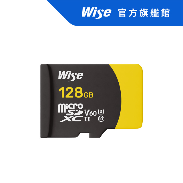 Wise 裕拓 128GB microSDXC UHS-II V60 記憶卡