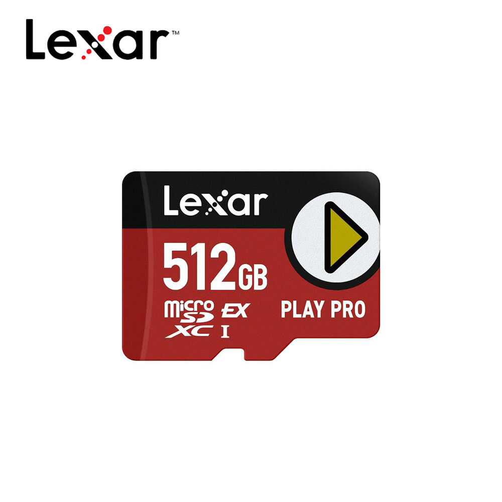 Lexar 雷克沙 PLAY PRO A2 microSD 512G 記憶卡