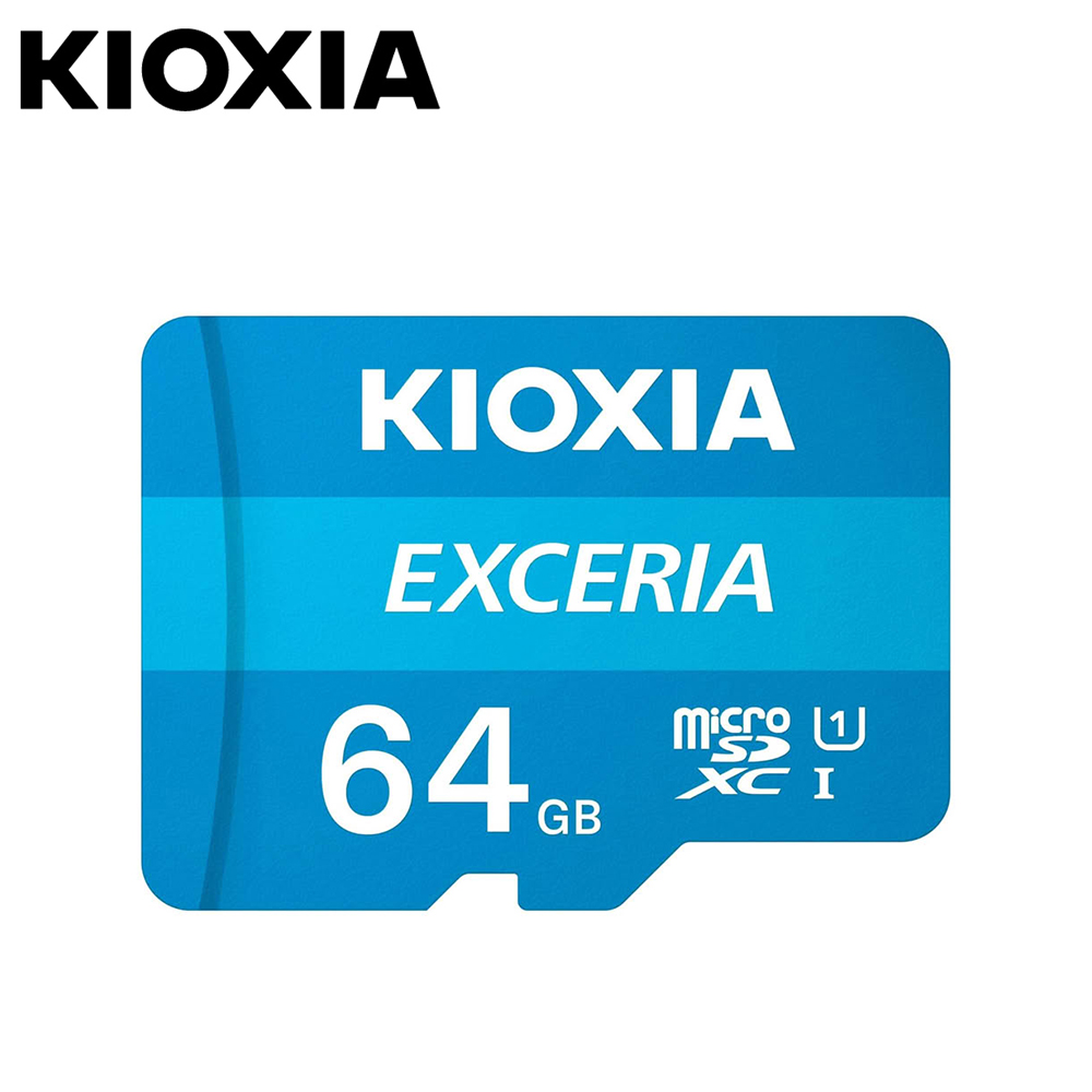 KIOXIA 鎧俠 64GB MicroSDXC U1 A1 記憶卡|附轉卡